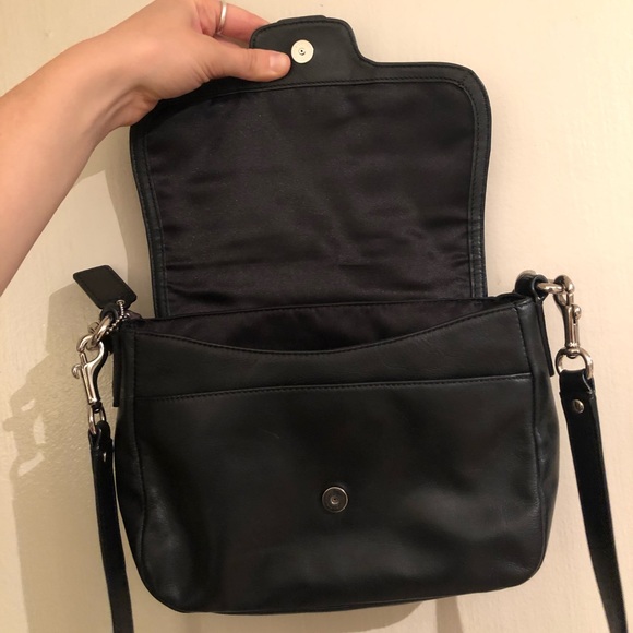 Black Authentic Leather Coach Purse - Picture 2 of 8